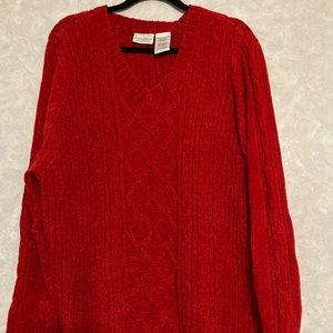 White Stag Christmas red sweater in size 22/24. Excellent condition